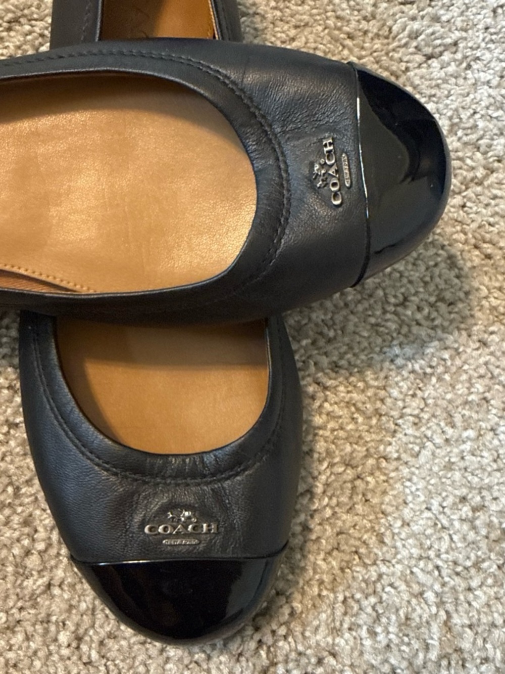 Coach ballet flats